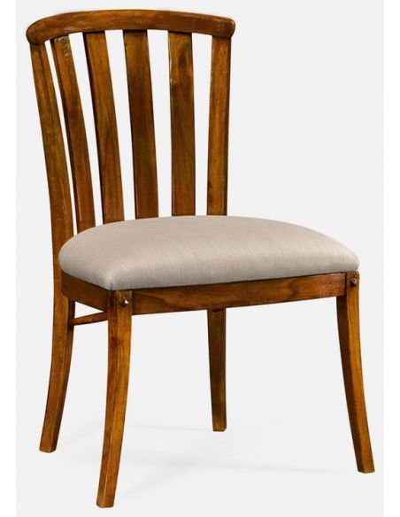 Curved back chair