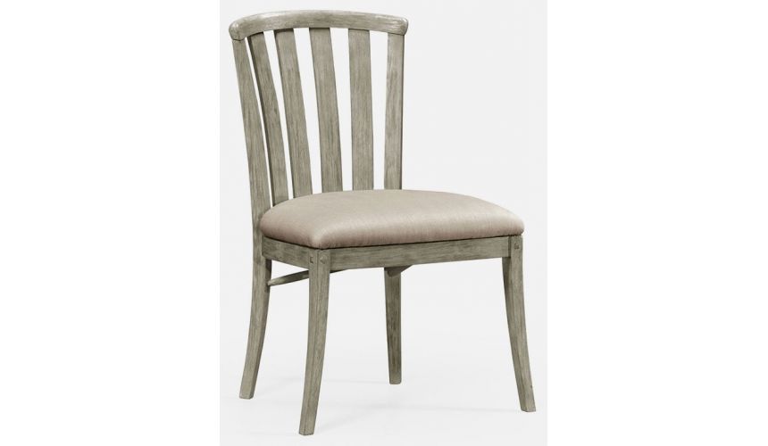 Dining Chairs Rustic curved back chair