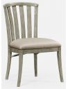 Dining Chairs Rustic curved back chair