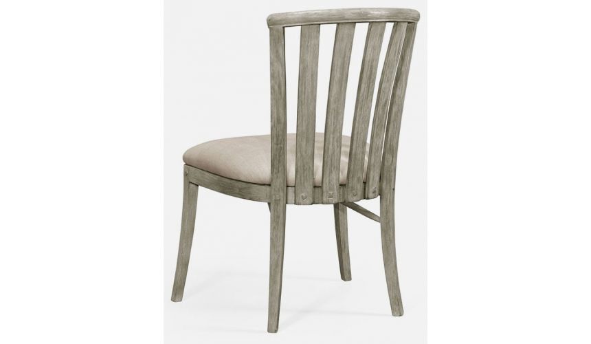 Dining Chairs Rustic curved back chair