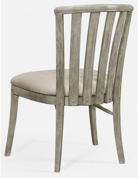 Dining Chairs Rustic curved back chair
