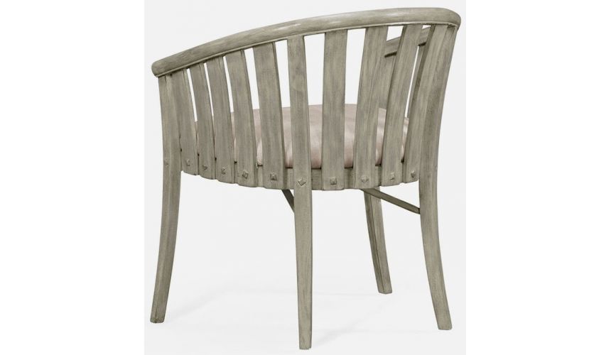 Dining Chairs Rustic tub chair