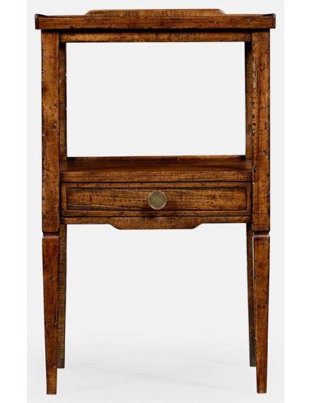 TABLES - SIDE, LAMP & BEDSIDE Walnut square lamp table