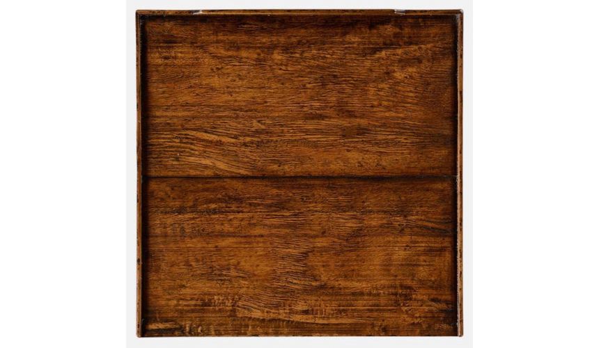 TABLES - SIDE, LAMP & BEDSIDE Walnut square lamp table