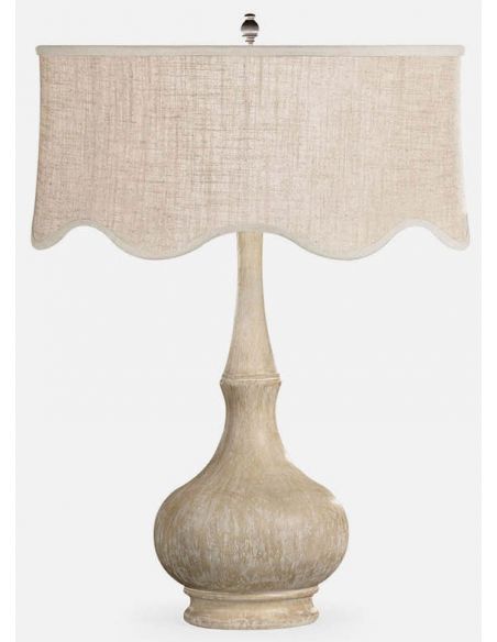 Limed table lamp