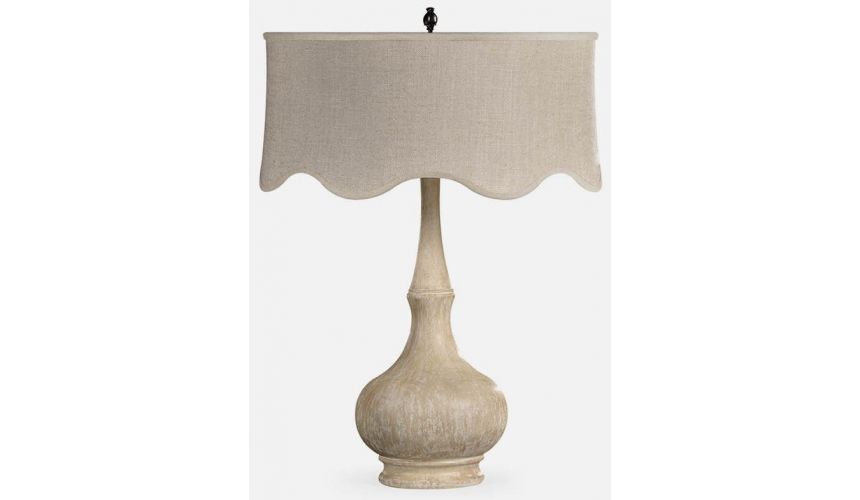 Table Lamps Limed table lamp