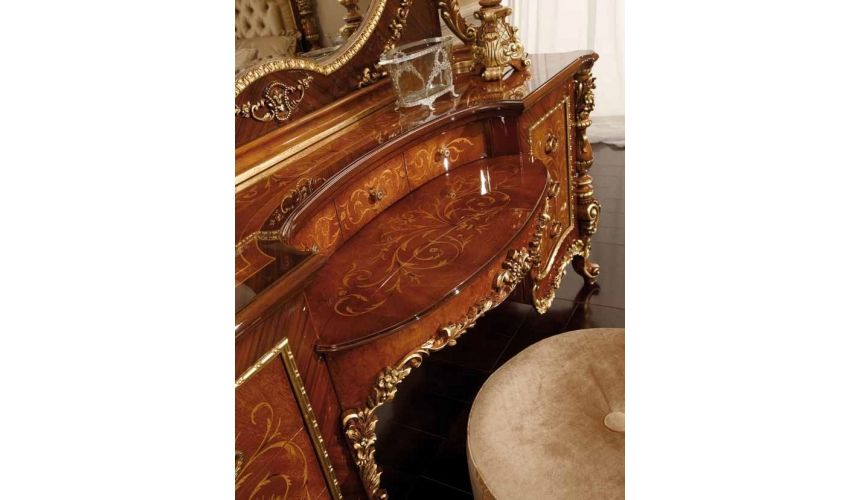 LUXURY BEDROOM FURNITURE Luxury makeup vanity. Furniture masterpiece collection.