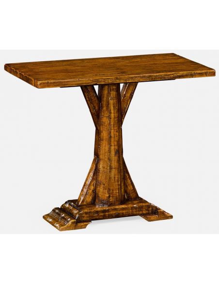 Country walnut side table