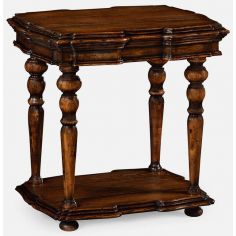 TABLES - SIDE, LAMP & BEDSIDE Rustic walnut side table