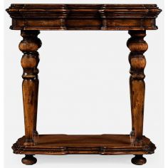 TABLES - SIDE, LAMP & BEDSIDE Rustic walnut side table 2
