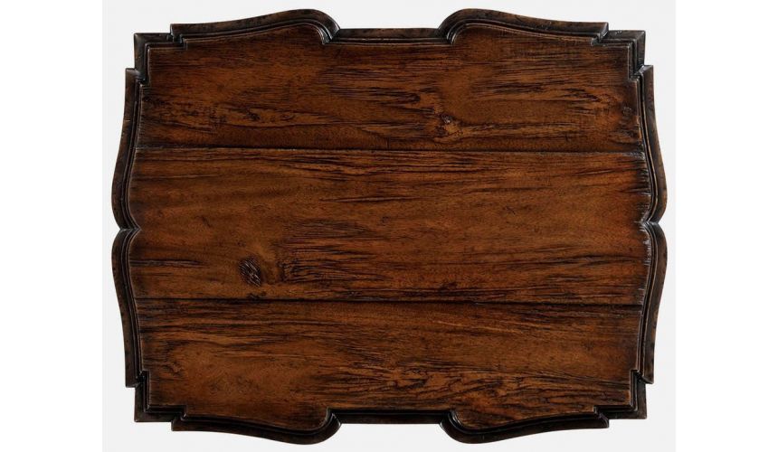 TABLES - SIDE, LAMP & BEDSIDE Rustic walnut side table