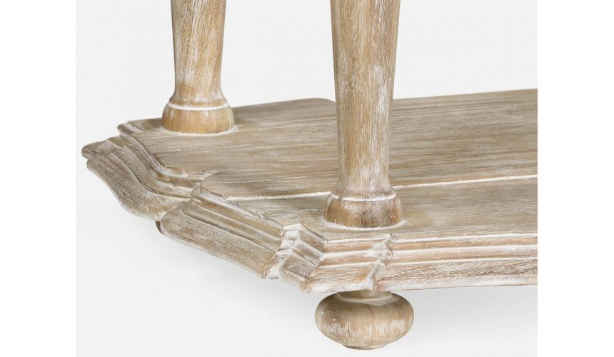 TABLES - SIDE, LAMP & BEDSIDE Limed acacia side table