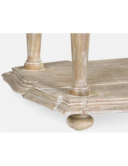 TABLES - SIDE, LAMP & BEDSIDE Limed acacia side table