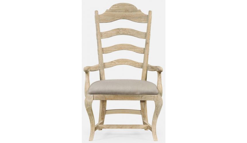 Dining Chairs Limed dining armchair