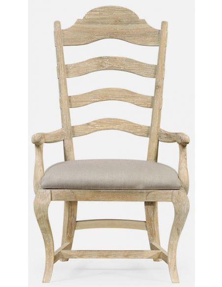 Dining Chairs Limed dining armchair