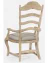Dining Chairs Limed dining armchair