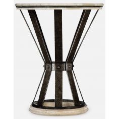 Iron round marble table 2