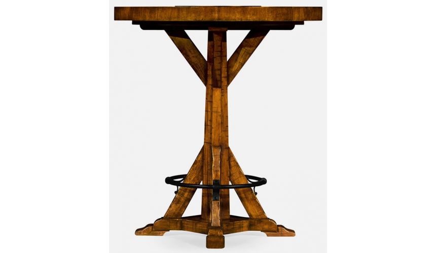 Upscale Bar Furniture Country walnut bar table