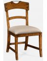 Dining Chairs Country walnut side chair