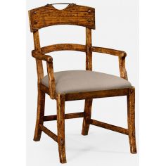 Dining Chairs Country walnut armchair