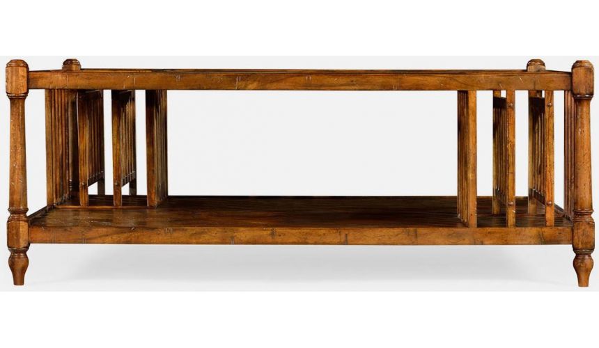 Rectangular and Square Coffee Tables Coffee table with magazine rack