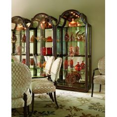 High end transitional styling display case 2