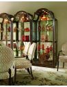 Breakfronts & China Cabinets High end transitional styling display case