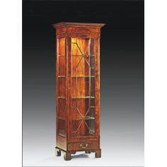 Breakfronts & China Cabinets High End Furniture One Door Display Cabinet