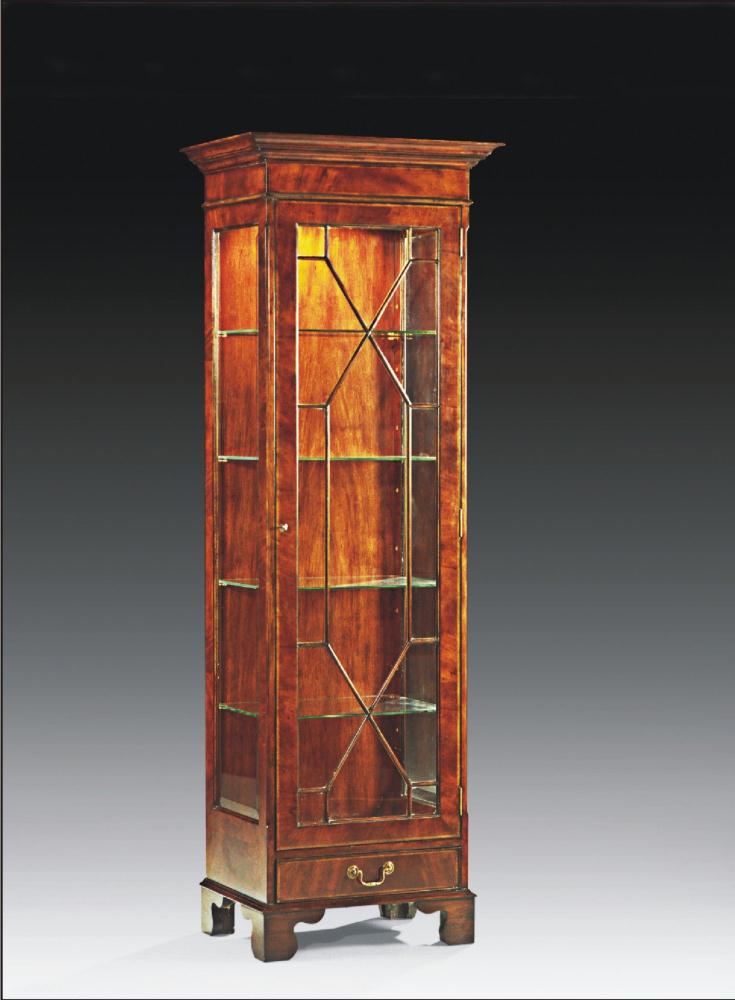 Breakfronts & China Cabinets High End Furniture One Door Display Cabinet
