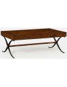 Coffee Tables Hammered iron coffee table