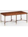 Rectangular and Square Coffee Tables Parquetry & Iron coffee table