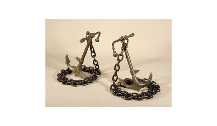 Decorative Accessories High Quality Furniture, Iron Anchor Bookends