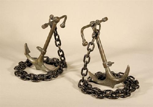 Decorative Accessories High Quality Furniture, Iron Anchor Bookends
