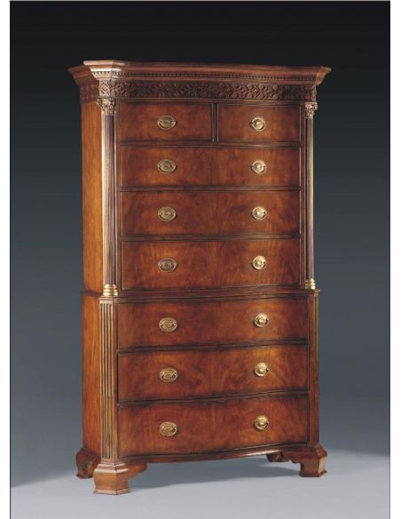 Chest on Chest Antique Reproduction Furniture