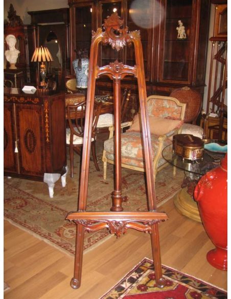 High Quality Furniture, Hand Carved Mahogany Easel