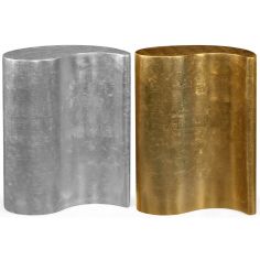 TABLES - SIDE, LAMP & BEDSIDE Gilded drinks table 2