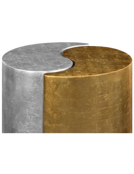 TABLES - SIDE, LAMP & BEDSIDE Gilded drinks table