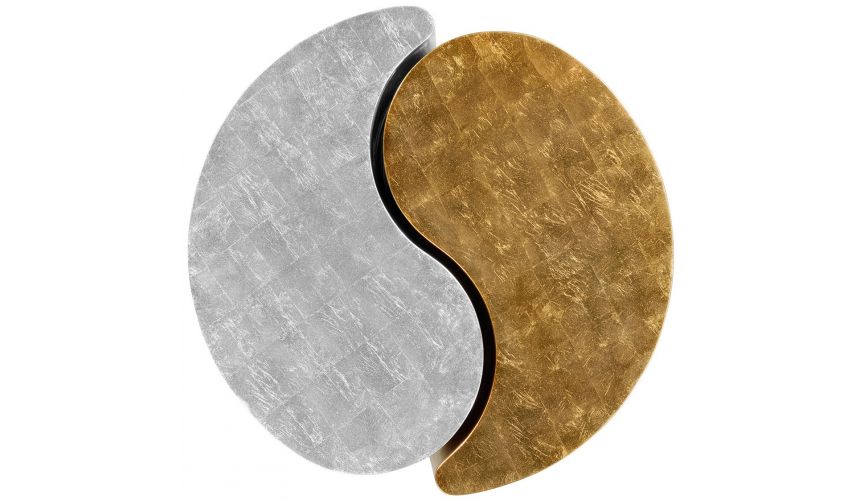 TABLES - SIDE, LAMP & BEDSIDE Gilded drinks table