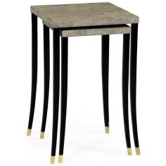 TABLES - SIDE, LAMP & BEDSIDE Eggshell inlay nesting tables