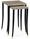 TABLES - SIDE, LAMP & BEDSIDE Eggshell inlay nesting tables