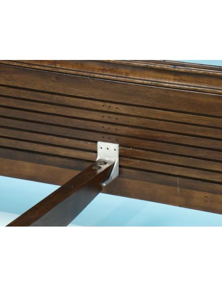 BEDS - Queen, King & California King Sizes King Size Walnut Sleigh bed