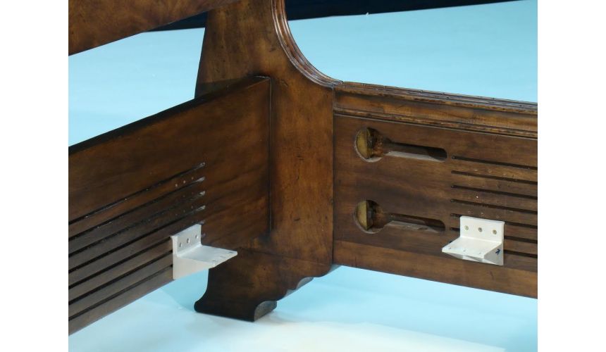 BEDS - Queen, King & California King Sizes King Size Walnut Sleigh bed