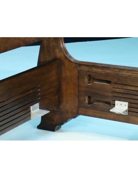 BEDS - Queen, King & California King Sizes King Size Walnut Sleigh bed