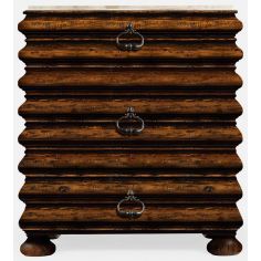 Chest of Drawers Rustic walnut chest of drawer 2