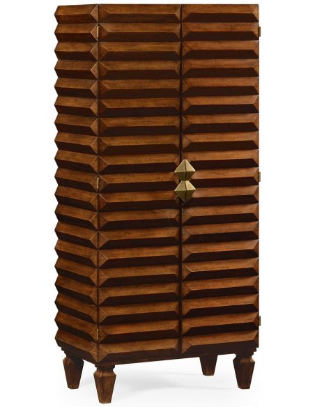 Display Cabinets and Armories Walnut dresser armoire