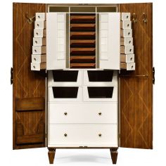 Display Cabinets and Armories Walnut dresser armoire
