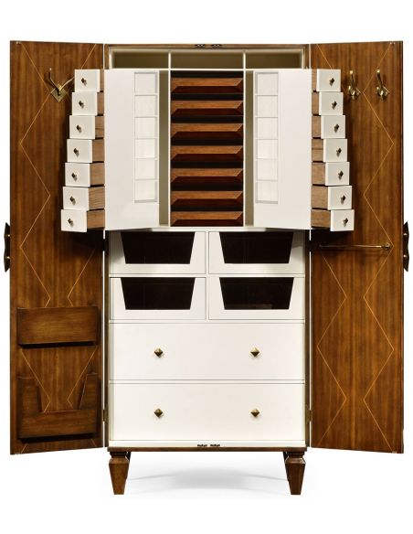 Walnut dresser armoire