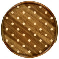Tabletop Decor Circular polka dot tray different 2 2