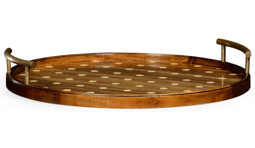 Tabletop Decor Circular polka dot tray