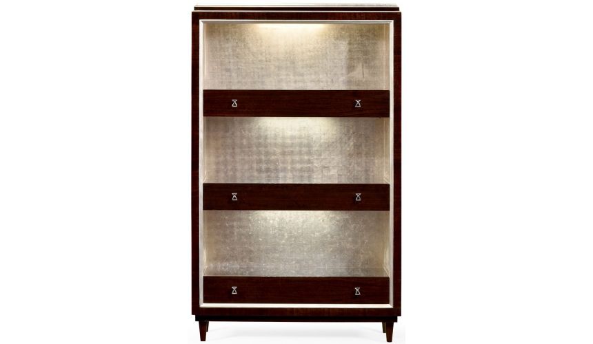 Bookcases Chic stainless steel bookcase